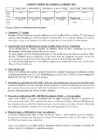 COMPTE RENDU DU MARDI 12 JANVIER 2021